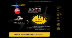 Desktop Screenshot of likvidace-vozidel.eu